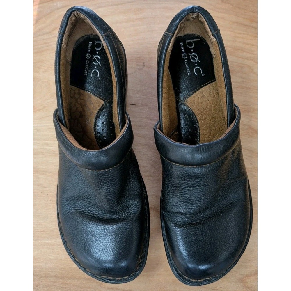 Boc Born concept Size 8 or 39 Reg Width Black Leather Shoes Comfort